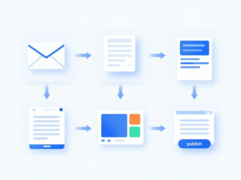 Carrd diagramme étapes site web