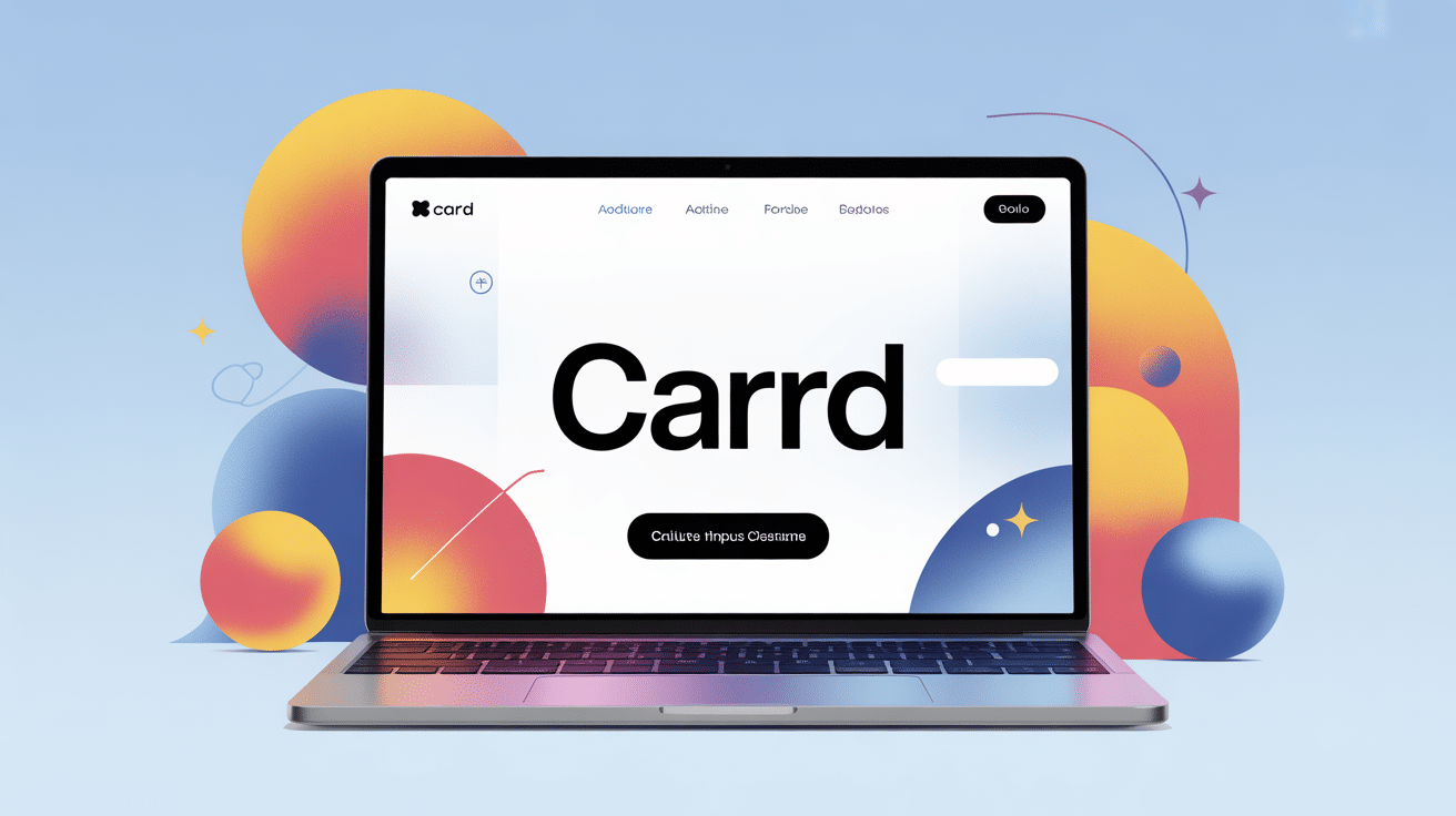 Carrd illustration site one-page professionnel