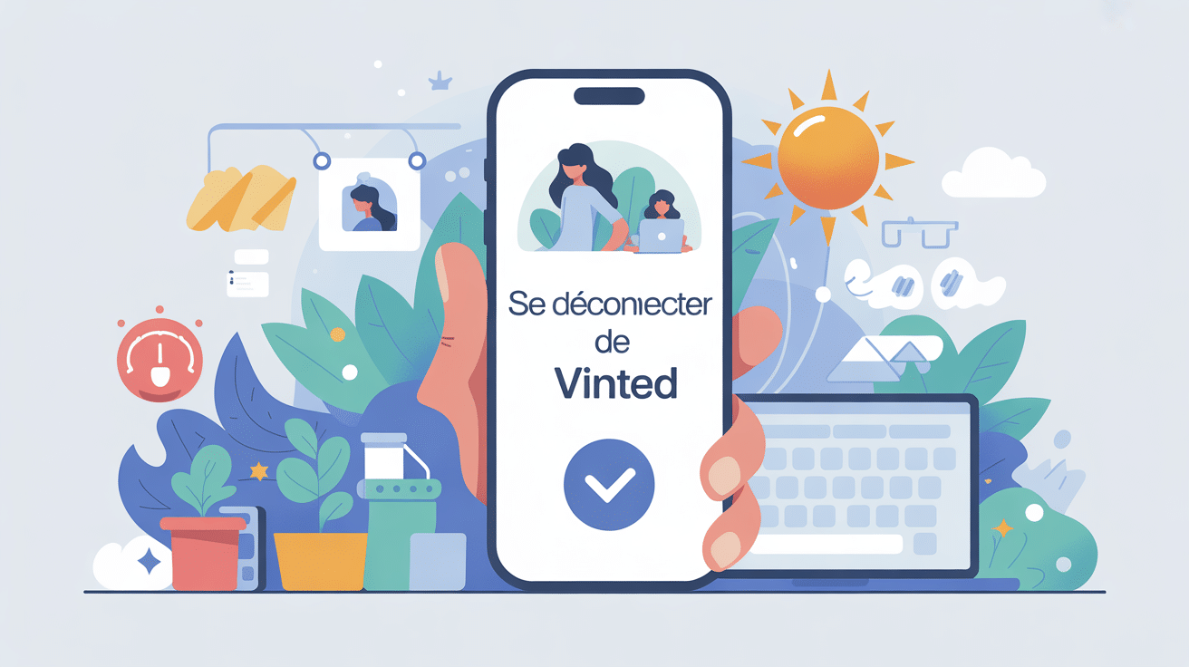 comment se déconnecter de vinted sur smartphone et ordinateur en sécurité