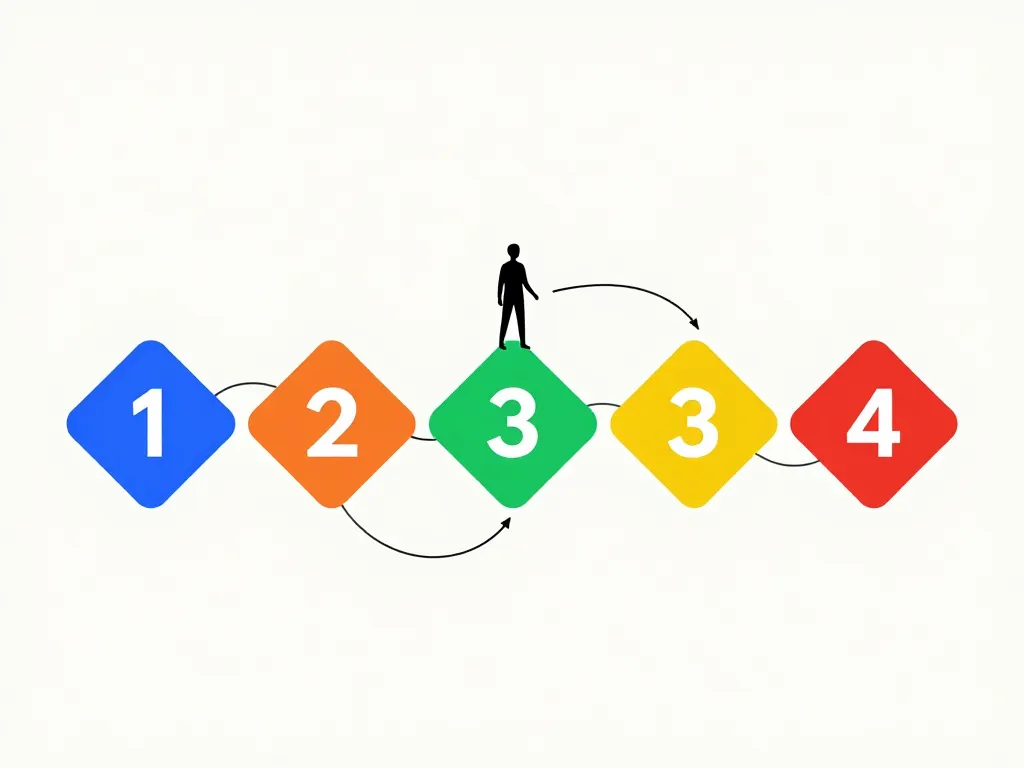 diagramme conceptuel démarche marketing cinq étapes