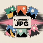 fusionner JPG photos mosaïque vectorielle