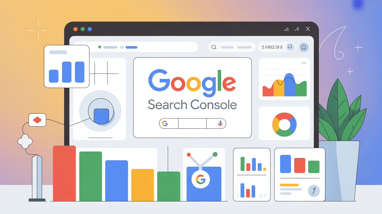 Illustration tableau de bord google search console