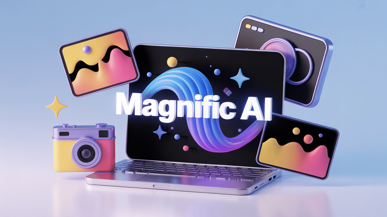 Illustration magnific ai transformation basse vers haute résolution