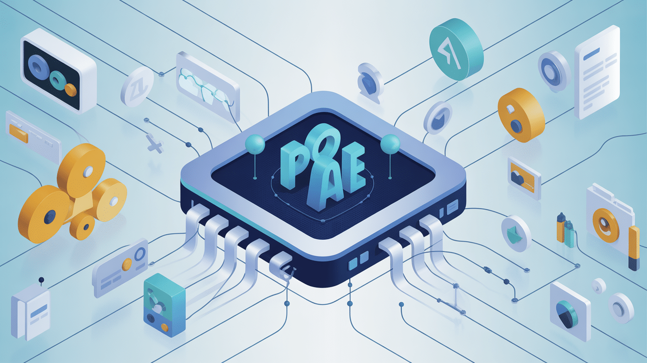 Illustration centrale Poe AI interface avec plusieurs IA