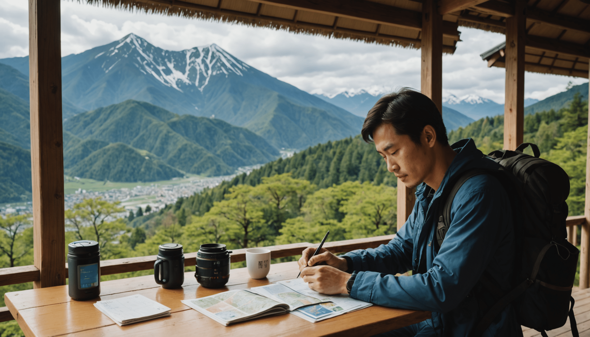 Illustration : les voyageurs qui pr&eacute;voient d'explorer les alpes japonaises, &mdash; top 10 esim pour le japon en 2026 (comparatif)