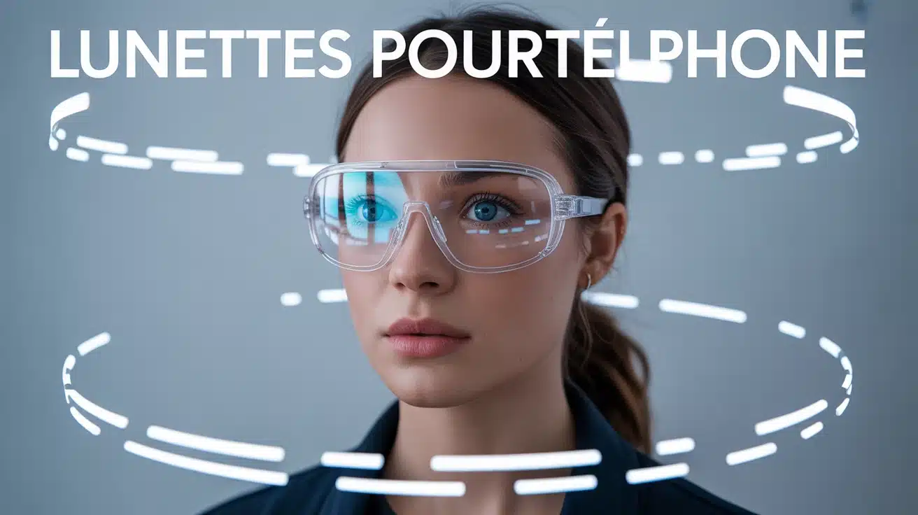 lunettes pour téléphone avec fonctions vidéo et assistance vocale