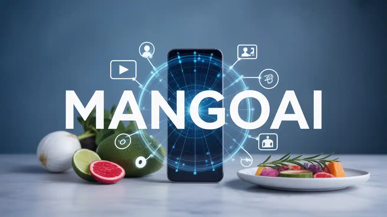 Illustration MangoAI intelligence artificielle santé création contenu