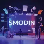 Illustration Smodin transformation rédaction web IA