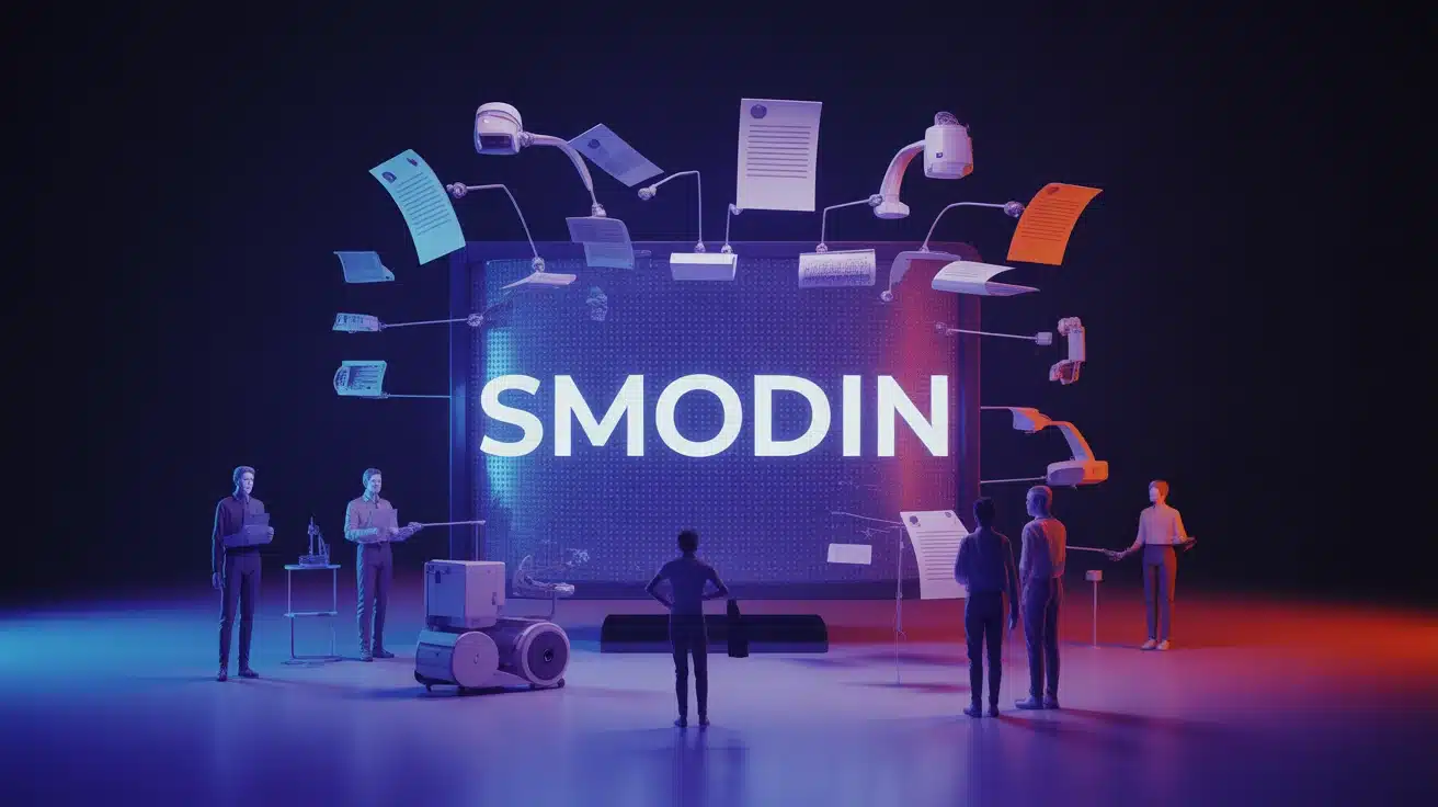 Illustration Smodin transformation rédaction web IA