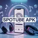 Illustration Spotube APK streaming sans publicité