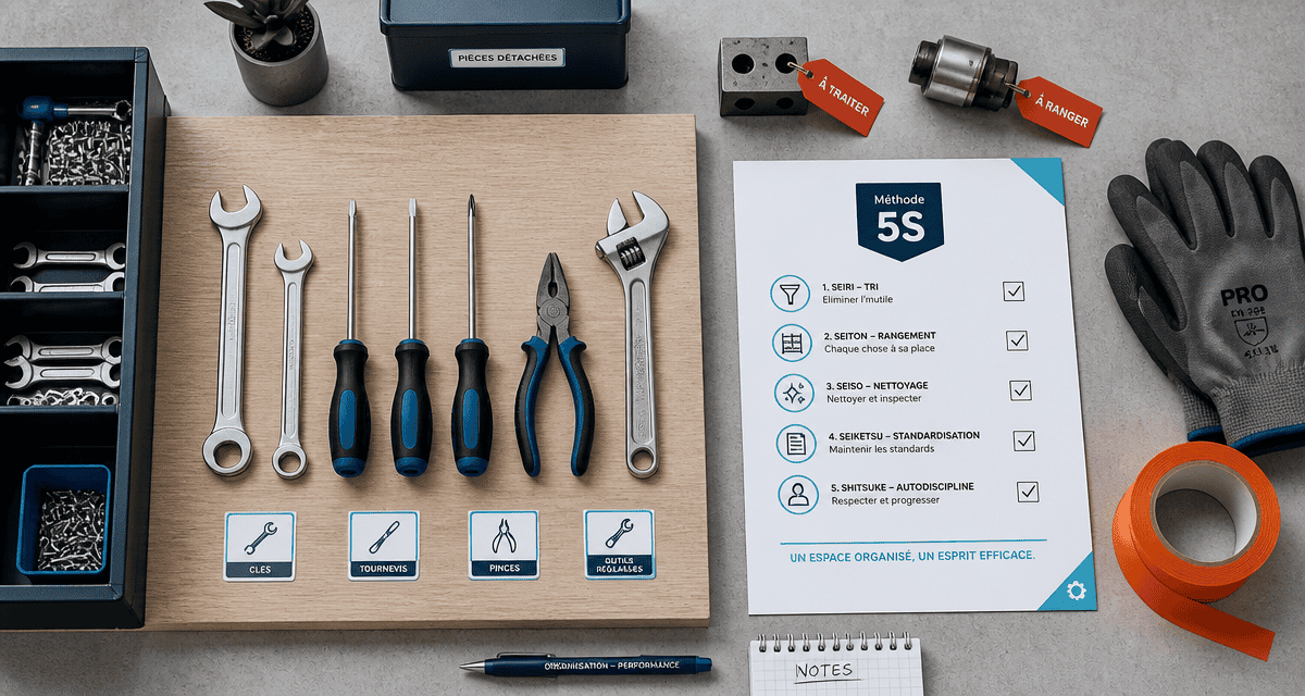 5s organisation poste de travail industriel
