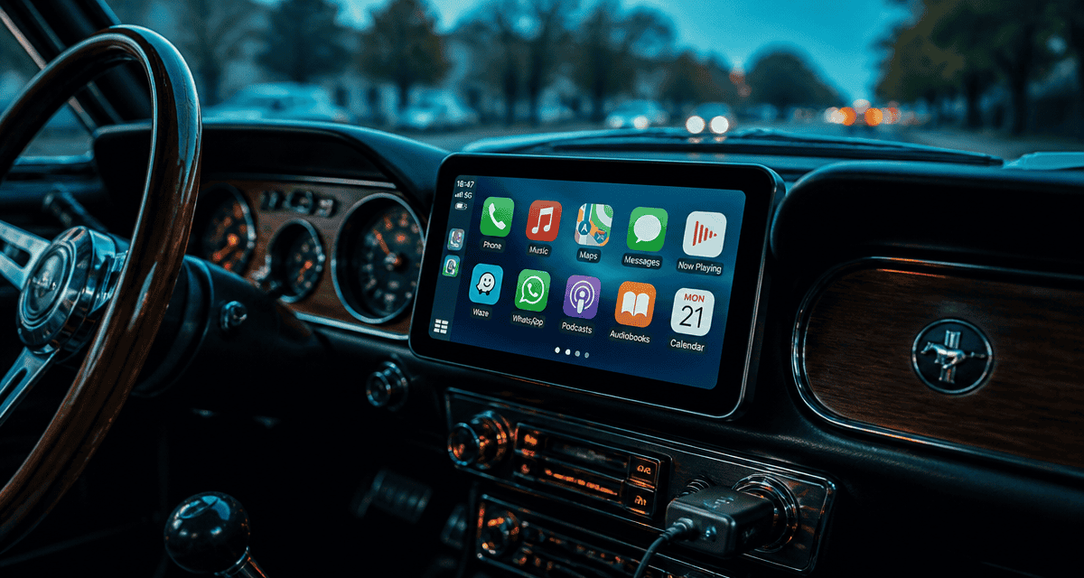 carplay carplay sans fil sur écran voiture
