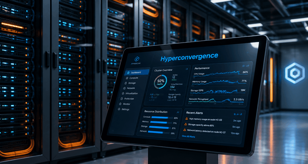 hyperconvergence datacenter moderne serveurs