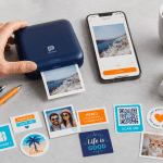 imprimante pour telephone portable et smartphone sur bureau