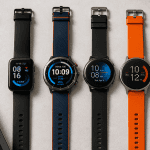 meilleur montre connectée pas cher quatre modèles flat-lay