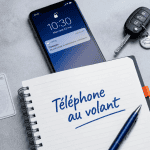 tel en voiture permis français smartphone