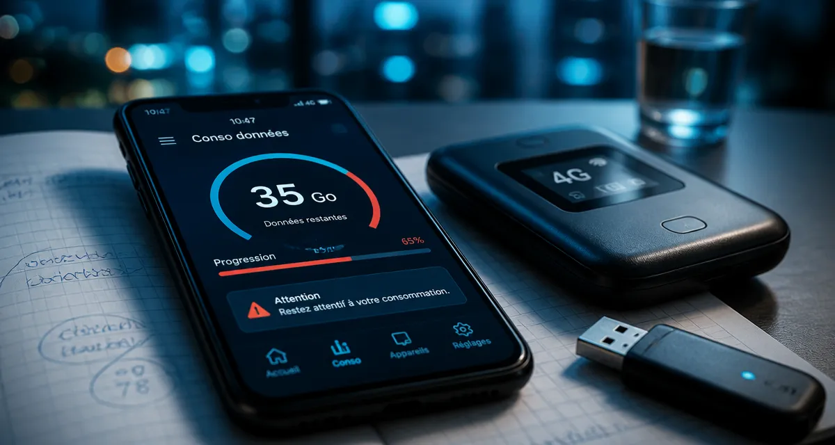 35 go internet combien de temps : smartphone et routeur 4G