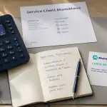 manomano telephone sur bureau moderne