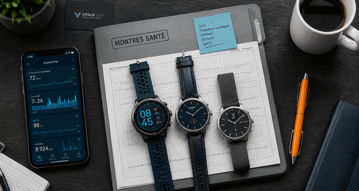 meilleur montre connectée santé sur bureau médical