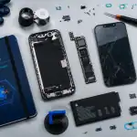 reparation iphone l'isle adam atelier ecran demonte