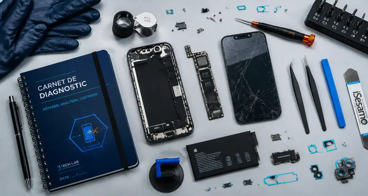 reparation iphone l'isle adam atelier ecran demonte