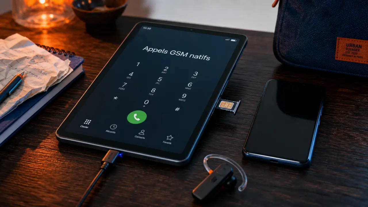 Tablette avec SIM pour téléphoner : appels GSM et applications