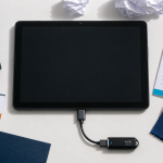 Clef usb sur tablette OTG via adaptateur USB-C vers USB-A