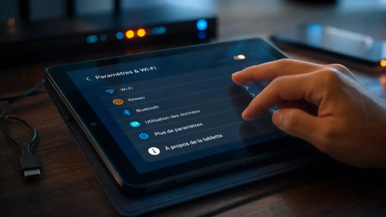 Comment fonctionne une tablette : écran tactile et réglages Wi‑Fi