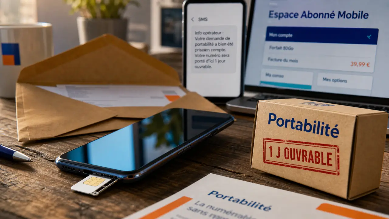 Délai activation carte SIM Free portabilité : 1 jour ouvrable