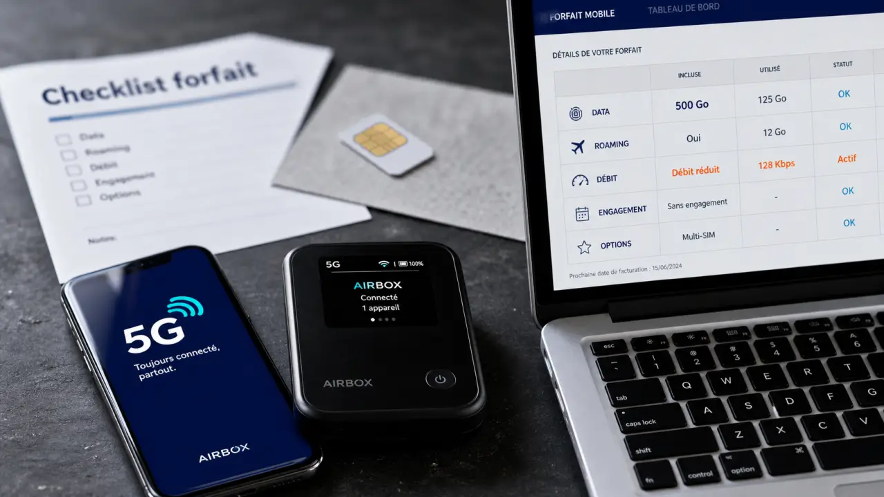 Forfait 500 Go : prix, roaming et débit réduit à vérifier