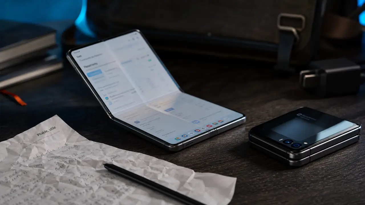 Meilleur smartphone pliable : format livre ouvert vs clapet fermé