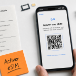 Téléphone eSIM : QR code pour activer une eSIM