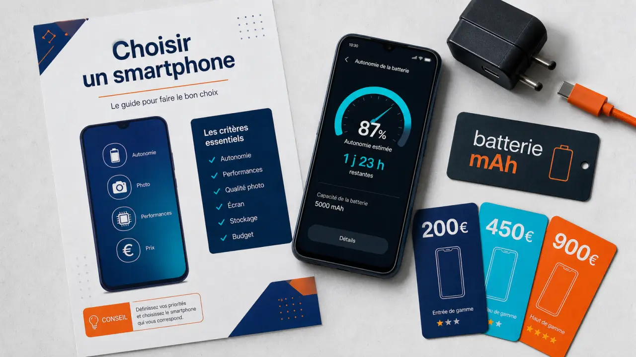 Comment choisir un telephone portable : budget, autonomie, écran et photo