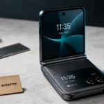 Flip phones : écran externe visible et charnière