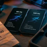 Smartphone moin de 200 euros : comparatif 90 Hz 120 Hz