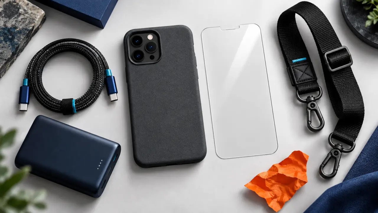 Accessoire pour telephone : coque, verre trempé et charge USB-C