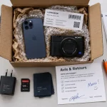 asgoodasnew avis : colis ouvert avec smartphone comme neuf et accessoires