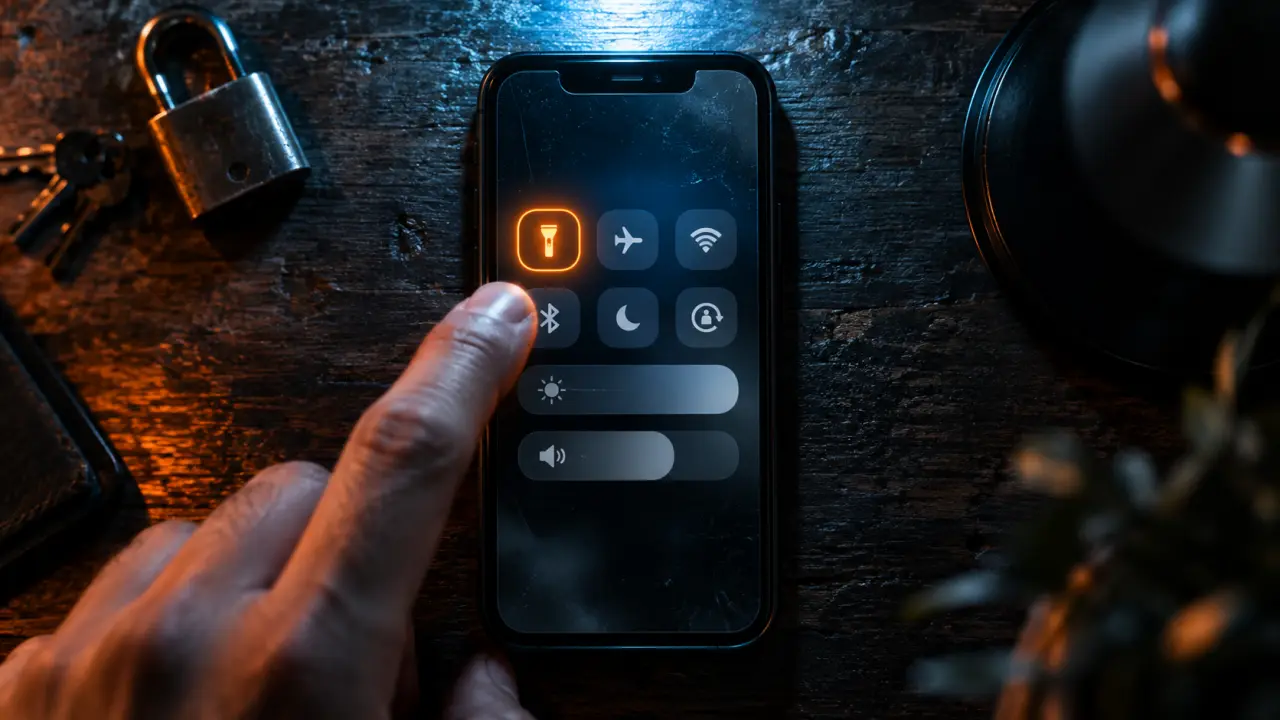 Où se trouvé la lampe torche sur mon téléphone : accès sur iPhone et Android