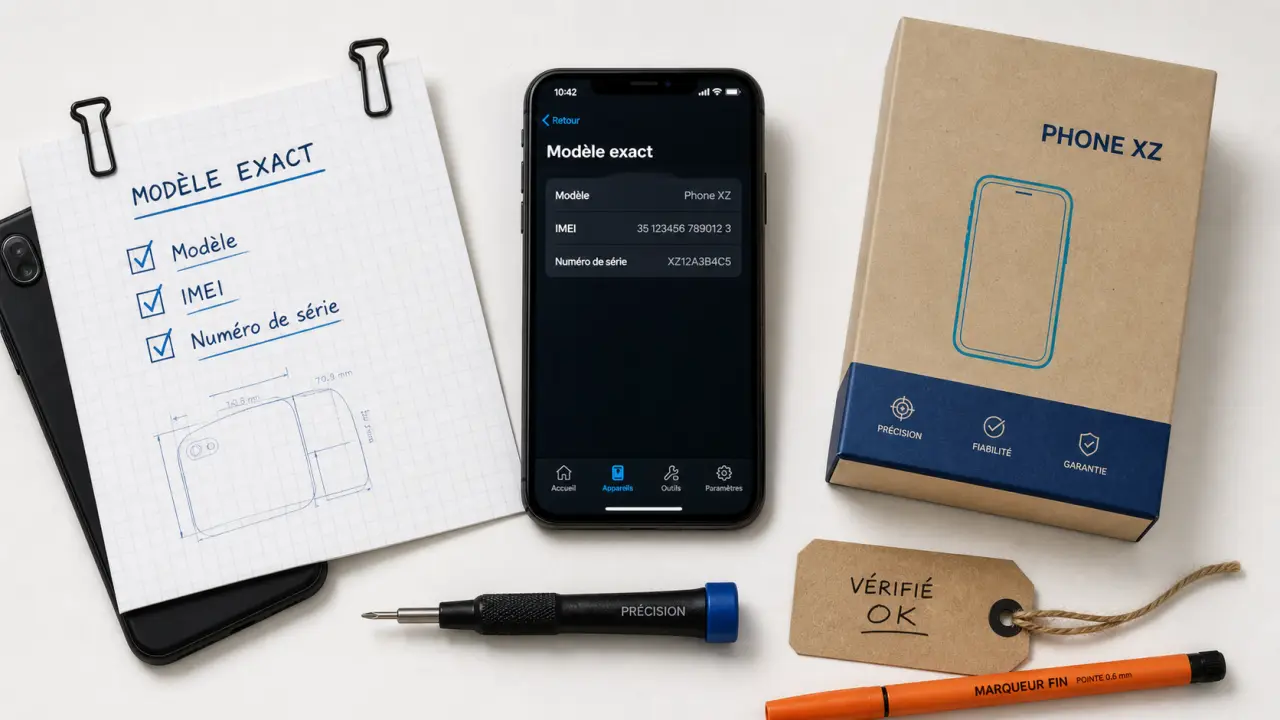 smartphone identification : modèle, IMEI et numéro de série