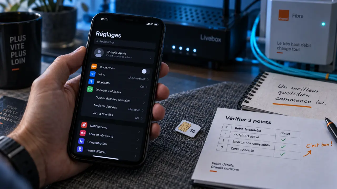 Telephone compatible 5G : vérifier 3 conditions avant de changer l’offre