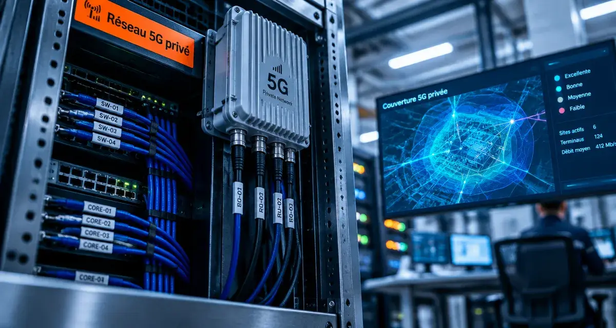 5g privée connecte des sites industriels sans refaire le câblage