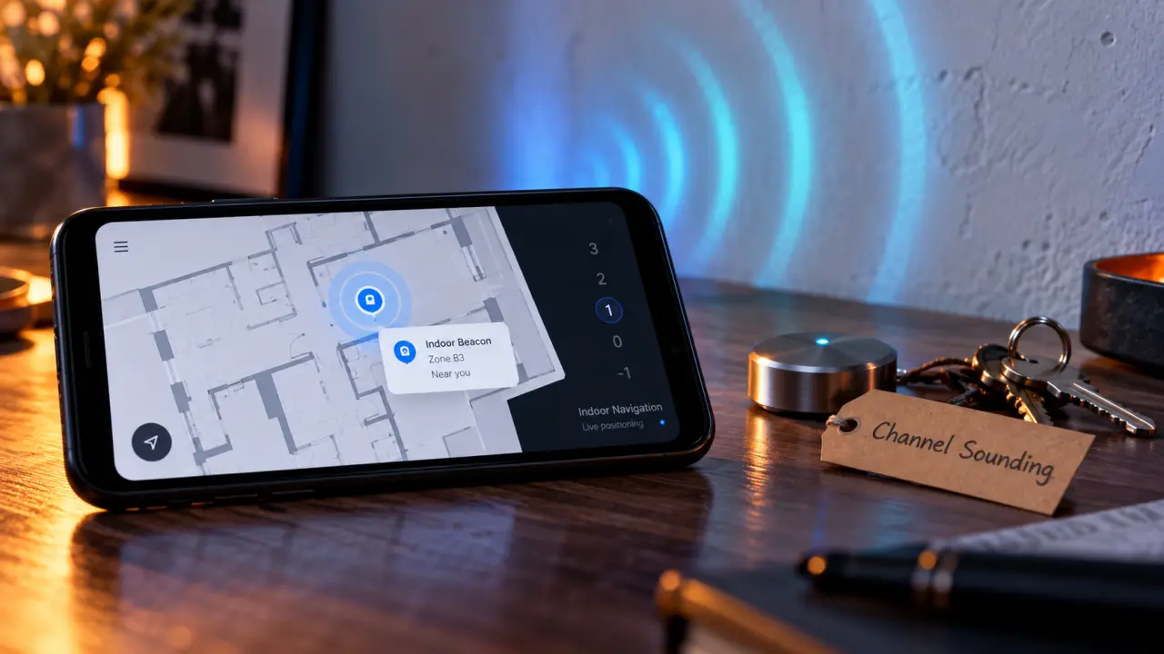 Bluetooth 6.0 : vérifier Channel Sounding sur smartphone et tracker