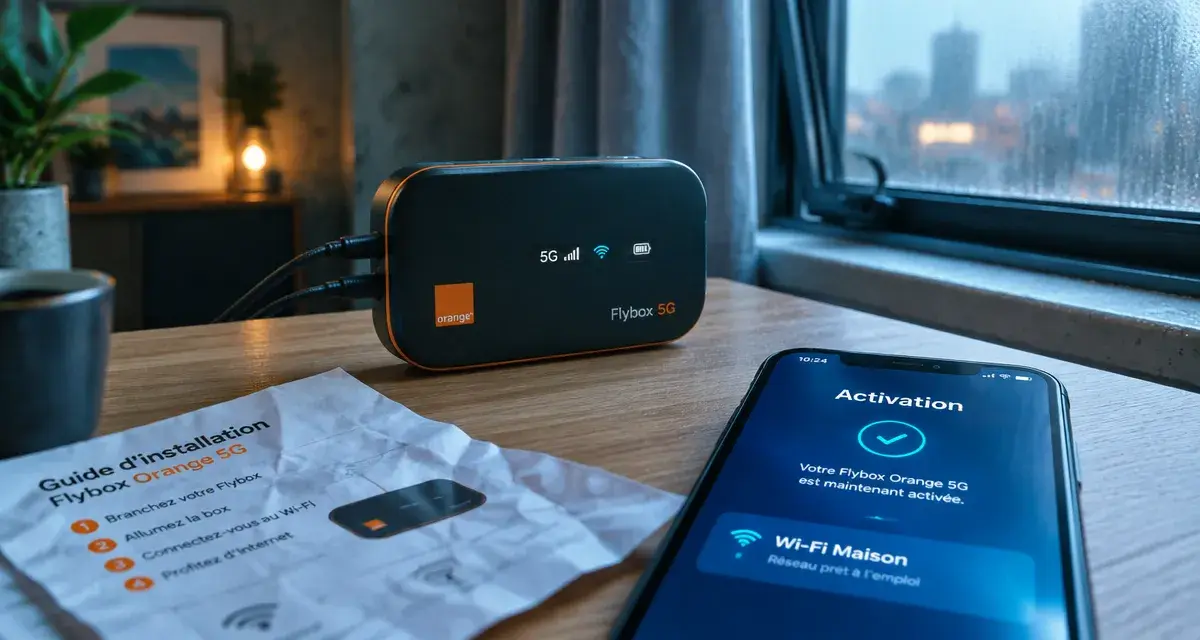 Flybox orange 5G pour internet maison sans fibre : vérifier avant de commander