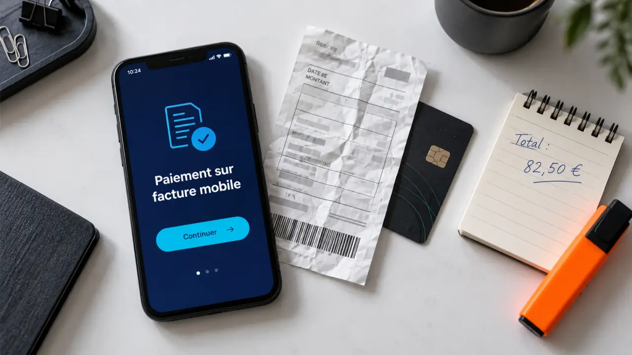 Payer avec son forfait mobile sur internet : facture mobile, reçu et smartphone