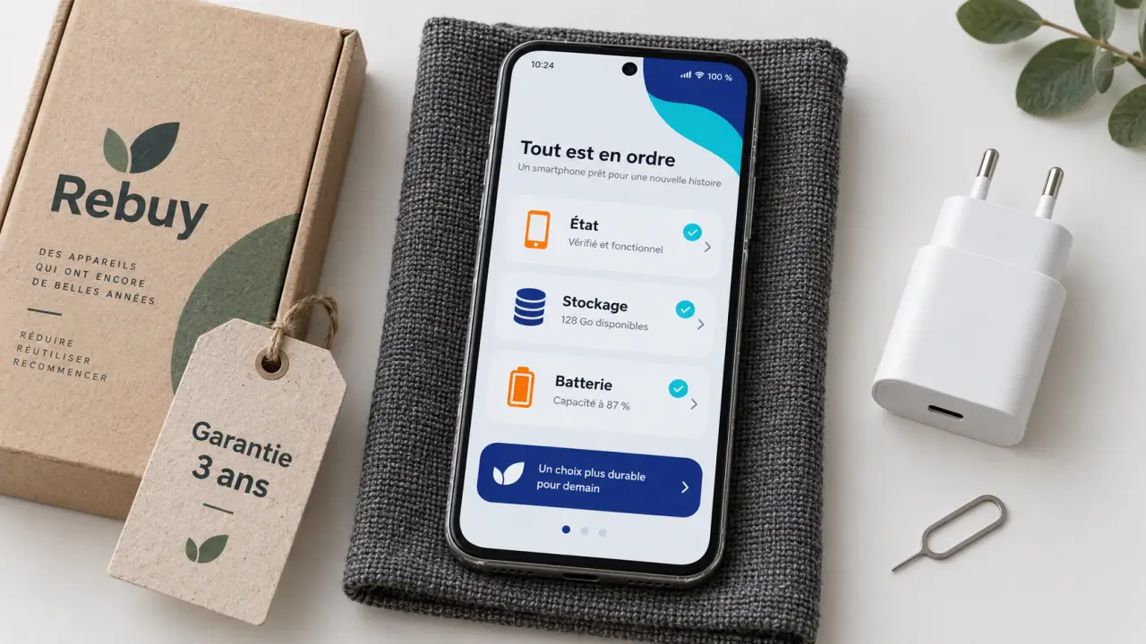 Rebuy iPhone reconditionné : garantie 3 ans, prix réduit